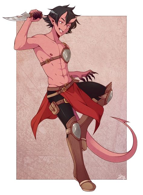 Pink Tiefling Male, Pink Tiefling, Icewind Dale, Dungeons And Dragons Characters, Fantasy Setting, High Fantasy, Fantasy Warrior, My Boy, Dnd Characters