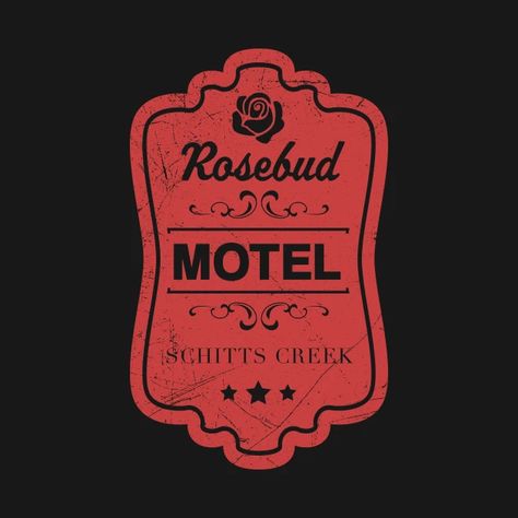 Schitts Creek Wallpaper, Creek Wallpaper, Rosebud Motel, Motel Sign, Schitts Creek, Mary J, Bachelor Party, Rose Buds, Painting Ideas