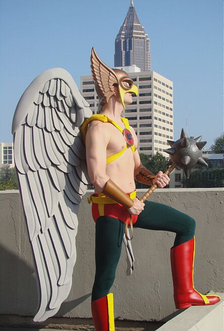 Hawkman Hawkman And Hawkgirl, Hawkgirl Cosplay, League Of Heroes, Comic Costume, Best Cosplay Ever, Geeky Clothes, Man Cosplay, Hot Hero, Superhero Cosplay