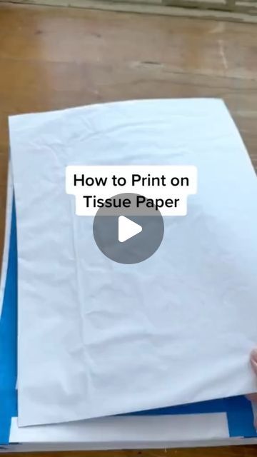 Joleen Emery on Instagram: "How to print on tissue paper. Laser printer version. Home made brew of glue (1 cup school glue and 1/2 cup of water) #craftingtips #printing #mixedmediaartist" Can You Print On Tissue Paper, Tissue Paper In Resin, How To Print On Tissue Paper Inkjet Printer, Tissue Paper Printing, Tissue Paper Modpodge, How To Print On Tissue Paper, Print On Tissue Paper, Printer Hacks, Deco Podge