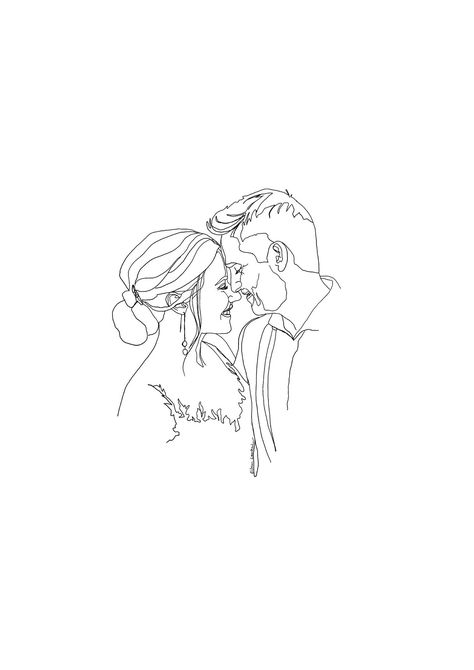 Look Of Love, Happy Couples, Picasso Art, Custom Drawing, Engagement Cards, Couple Art, Love Couple, Happy Couple, Engagement Couple