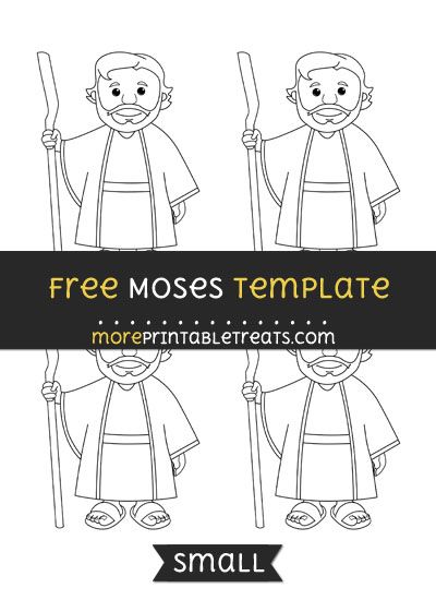 Free Moses Template - Small Moses Printable, Moses Staff Craft, Moses Craft, Primary Teaching, Hand Crafts For Kids, Bible Crafts For Kids, Simple Pictures, Kids Clipart, Bible Crafts