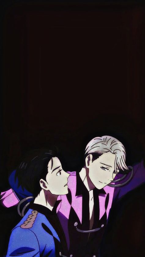 Yuri On Ice Wallpaper, Yuri Victor, Ice Wallpaper, Ice Icon, Yuri Katsuki, A Court Of Mist And Fury, Aesthetic Guys, Yuri On Ice, Sports Anime