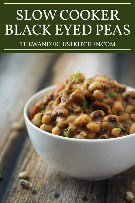 Kick off the New Year or any chilly day with this fuss-free Slow Cooker Black Eyed Peas recipe. Toss everything in and let the magic happen. Pure comfort in a bowl! Slow Cooker Black Eyed Peas Recipe, Slow Cooker Black Eyed Peas, Black Eyed Peas Recipe, Peas Recipe, Pea Recipes, Black Eyed, Crockpot Recipes Easy, Inspired Recipes, Black Eyed Peas