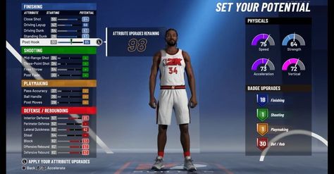 NBA 2K21: Best Dominant-Versatile Paint Beast Build - Outsider Gaming Game Hacker, Shooting Guard, Free Throw, November 8, News Games, Nba, Physics, Snapchat, The Outsiders