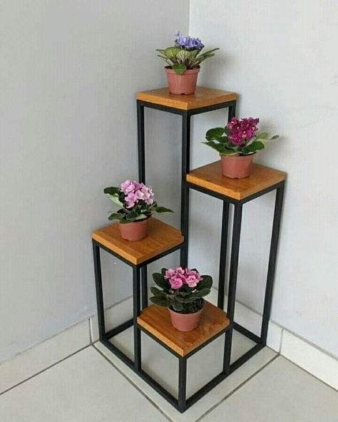 Plant stand available Can be customized in different colors, designs and sizes Dm to customize yours 📍Jhamsikhel, Beside The British School 📲 9865471448 / 9823378996 🚚 Delivery all over Nepal #namaslay #namaslayproducts #namaslaydecor #namaslaycustomstore #namaslaydesigns #namaslaycustomization #namaslaycustom #dmfororder Inside Plants Decor, Fabrikasi Logam, Iron Furniture Design, Steel Furniture Design, Welded Furniture, Wall Hanging Shelves, Metal Furniture Design, Wall Shelves Design, Plant Decor Indoor