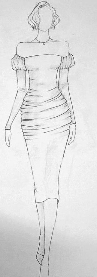 Fashion, dress, pencil, drawing, sketch, woman, girl, evening dress, strapless Women Dress Drawing Sketch, Evening Dresses Sketch, Basic Illustration Fashion Sketches, Dress Pencil Sketches, Bodycon Dress Sketch, Pencil Drawings Dresses Sketch, Modern Dress Drawing, Short Dress Sketch, Basic Fashion Illustration