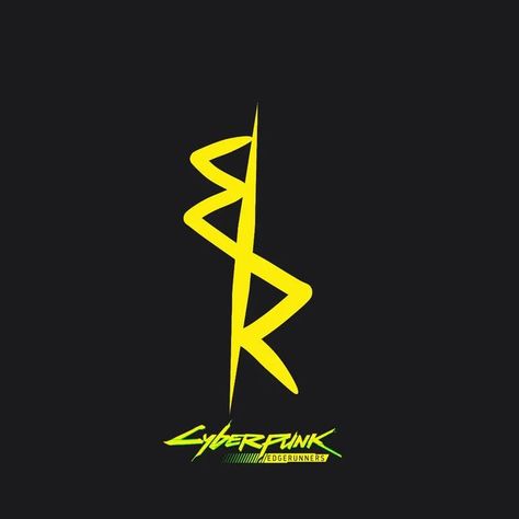 Cyberpunk Logo Wallpaper, Cyberpunk Edgerunners Symbol, Cyberpunk Edge Runners Tattoo, Cyberpunk Symbol, Edgerunners Symbol, Gaming Widget, Cyberpunk Edgerunners Tattoo, Cyberpunk 2077 Tattoo, Cyberpunk Logo