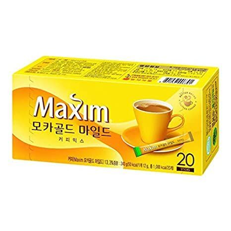 Korean Beverage, Maxim Coffee, Korea Coffee, Best Instant Coffee, Korean Coffee, Coffee Beverages, Coffee Mix, Mushroom Coffee, Premium Coffee