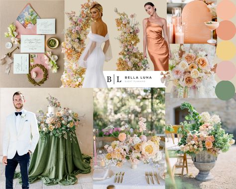 BL Event Planning - Green & Peach Inspiration Styleboard Dreamy Garden, Wedding Florals, Beautiful Textures, Garden Styles, Style Board, Garden Party, Event Planning, Floral Wedding, Peonies