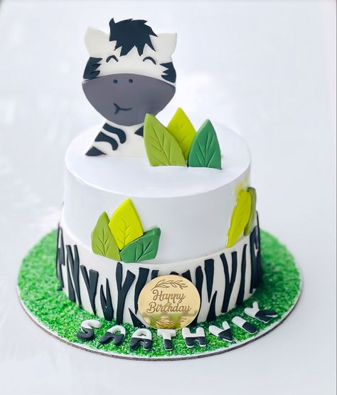 Zebra and Jungle theme with Hazelcut cake inside Cake Inside, Zebra Birthday, 8 Birthday, Zebra Cake, Animal Cakes, Order Food Online, Theme Cake, Boy Birthday Cake, Jungle Theme