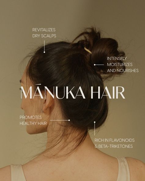 Introducing in 4 amazing products; 🍃Mānuka Hair 🍃 ✨Mānuka Shampoo ✨Mānuka Masque ✨Mānuka Leave-In Serum ✨Go & Glow Hair Gift & Travel Set Shop now via the link in bio! Hair Oil Branding, Shampoo Shoot, Hair Product Design, Shampoo Photography Ideas, Hair Oil Advertisement, Shampoo Ads, Shampoo Advertising, Eco Friendly Hair Products, Shampoo Product