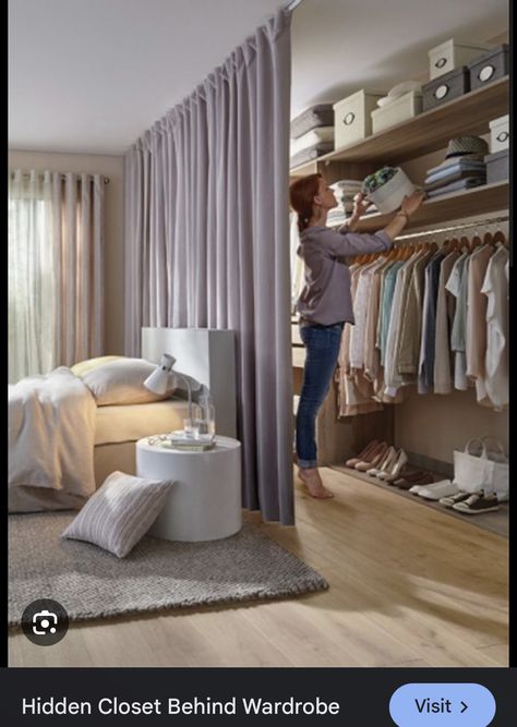 Room Separator Ideas Bedrooms, Diy Kast, Small Room Divider, Office Room Dividers, Ikea Apartments, Room Divider Ideas, Divider Ideas, Diy Room Divider, Separating Rooms