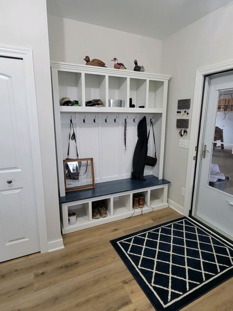 Solid Pine Furniture, Mudroom Locker, Farmhouse Mudroom, Mudroom Lockers, Drop Zone, Pine Furniture, Farm Style, Functional Storage, Solid Pine