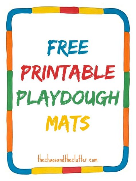 These free printable playdough mats make setting up a playdough station easy and most incorporate learning concepts as well. Name Playdough Mats Free Printables, Farm Playdough Mats Free, Play Dough Mats Free Printables, Playdough Table, Playdough Station, Preschool Playdough, Playdoh Mats, Dough Mats, Playdough Activities