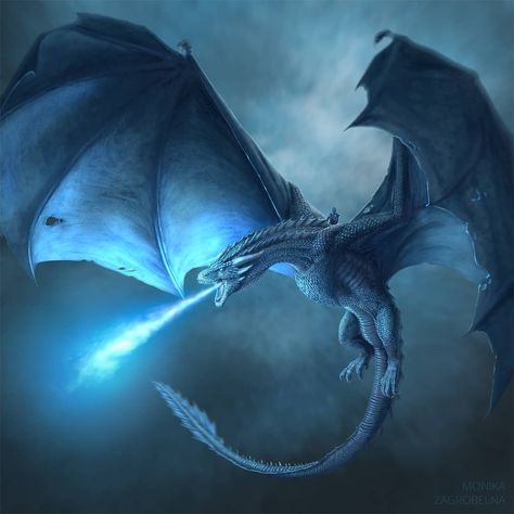 I hope you're not tired of these GoT related posts 😛 Here's a painted version of my Viserion drawing. Visit my blog for the full size… Ice Dragon Game Of Thrones, Drogon Game Of Thrones, Game Of Thrones Tattoo, Game Of Thrones Dragons, Got Dragons, Ice Dragon, Game Of, Game Of Thrones Art, Dragon Games