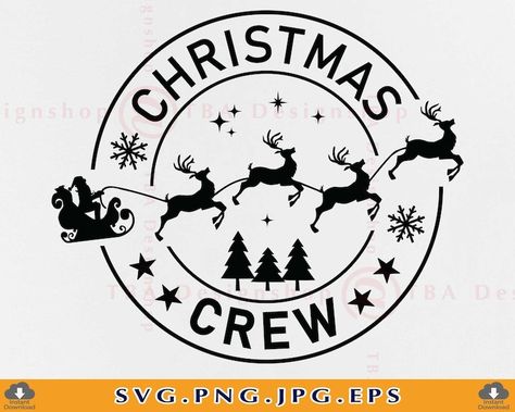 Kids Christmas Shirts Svg, Holiday Cricut Svg, Holiday Cricut Shirts, Christmas Shirts To Make, Best Svg Files Free, Christmas Htv Shirt Ideas, Christmas Vynil Shirts Ideas, Christmas Crew Svg Free, Cricut Projects T Shirts