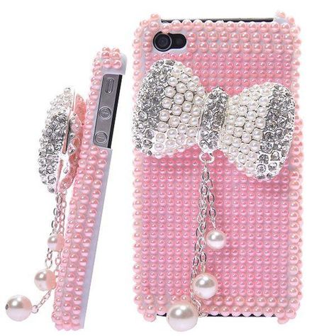 Tacky phone cases like this one is simply adorable in my eyes Phone Bling, Cool Cases, Cell Case, Pink Phone Cases, Pink Girly Things, Cell Phone Case, Mobile Covers, Mobile Cases, Everything Pink