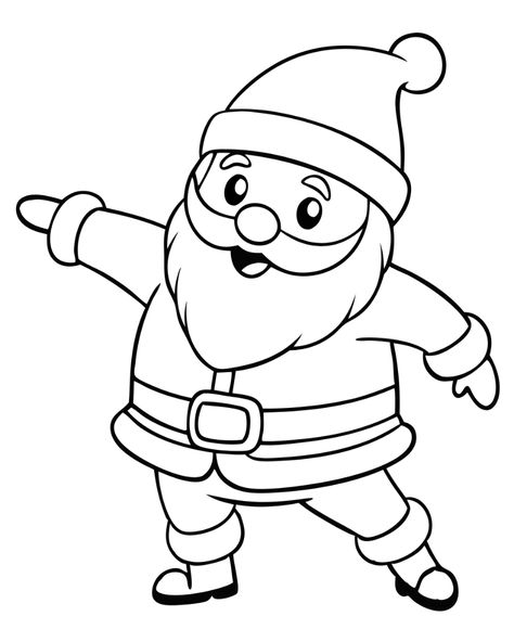 Dabbing Dance Santa Claus Clipart Santa Clipart Black And White, Santa Outline, Christmas Clipart Free, Santa Claus Clipart, Dancing Santa, Christmas Border, Santa Claus Christmas Tree, Clipart Free, Santa Face