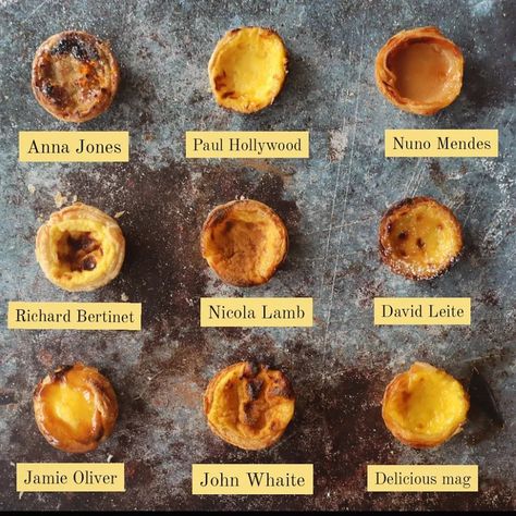 Beth O'Brien on Instagram: “NINE NATAS 🇵🇹 These varied hugely - different methods of lamination, shaping, baking, different types and flavours of custard etc. I have…” Richard Bertinet, Nuno Mendes, Anna Jones, Paul Hollywood, Jamie Oliver, Custard, Different Types, Baking, Cake