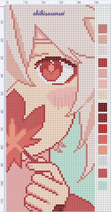 Pixel Art Templates, Pixel Crochet, Pixel Art Grid, Tapestry Crochet Patterns, Pola Kristik, Minecraft Pixel Art, Pola Sulam, I'm Bored, Anime Pixel Art