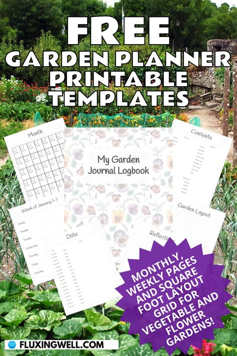 Get free garden planner printable templates for monthly, weekly pages and a square foot garden layout grid. Perfect for planning vegetable and flower gardens! Make as many duplicate pages of the basic template pages and edit as you like in Google slides. Customize with dates, text, a table of contents, lists and planting layouts. Like a garden bullet journal, but better. Plan your best garden and get organized today! Garden Bullet Journal, Gardening Journal Printables, Garden Journal Template, Perfect Garden Layout, Planting Layout, Square Foot Gardening Layout, Free Garden Planner, Square Foot Garden, Backyard Flowers Garden