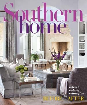 hidell brooks is excited to see one of our favorite collector's homes  featured in southern home magazine january/february issue. Traditional Home Magazine, Southern Home Interior, Home Design Magazines, Southern Lifestyle, Southern Homes, Transitional Living Rooms, Southern Home, House And Home Magazine, Home Decorators Collection