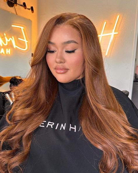 Honey Ginger Hair Color, Carmel Brown Hair, Ginger Blonde Hair, Amber Hair, Honey Blonde Hair Color, Grey Hair Dye, Red Hair Inspo, Hair Color Options, Ginger Hair Color