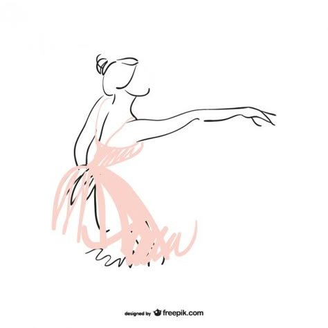 Ballerina free vector  Free Vector Ballerina Line Drawing, Ballerina Minimalist Drawing, Line Drawing Dancer, Dancing Minimalist Drawing, Ballet Dancer Drawing Simple, Ballet Tattoos, Ballerina Sketch, Art Ballet, Dancer Tattoo