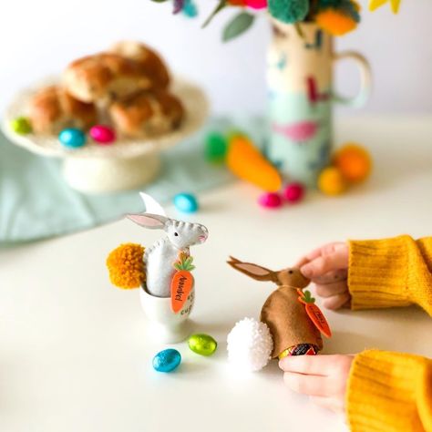 32 Likes, 15 Comments - Miss Shelly Designs (@miss_shelly_designs) on Instagram: “Is it spring yet? • This is the question my son asked me yesterday. I think he’s confused as there…” Bunny Chocolate, Dippy Eggs, Cadbury Creme Egg, Handmade Felt Ornament, 1st Easter, Chocolate Egg, Chocolate Easter Bunny, Bunny Egg, Easter Bunny Eggs