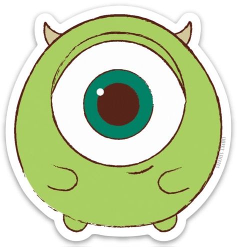 Disney Stickers Printables, Carcase Iphone, Create Stickers, Penanda Buku, Preppy Stickers, Homemade Stickers, Mike Wazowski, Tumblr Stickers, Disney Sticker