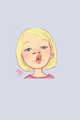 #art #girl Funny Face Drawings, Fish Lips, Face Cartoon, Funny Art Prints, Face Illustration, Face Sketch, Santa Marta, Arte Sketchbook, Book Illustrations