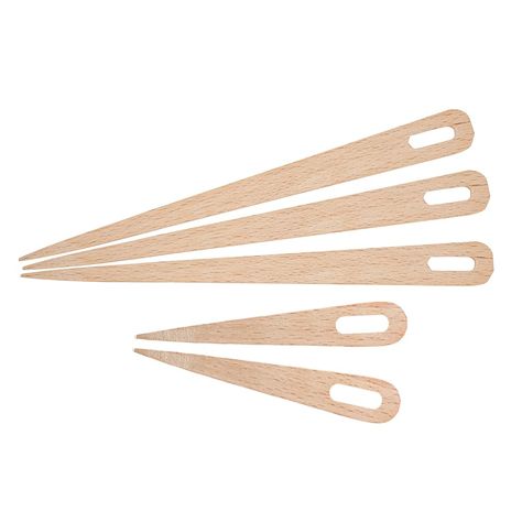 Wooden knitting needles