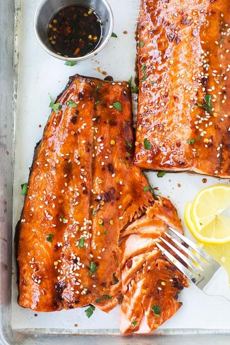 Asian Glazed Salmon, The Best Baked Salmon, Exquisite Meals, Best Baked Salmon, Soy Glazed Salmon, Oven Baked Salmon Recipes, Oven Salmon, Salmon Baked, Best Salmon Recipe