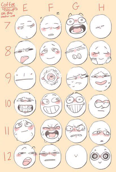 face reference how to draw faces funny comic anime illustration drawing Facial Expressions Drawing, Expression Sheet, Drawing Face Expressions, Drawing Expressions, Face Expressions, Art Prompts, Anime Drawings Tutorials, Art Poses, Drawing Challenge