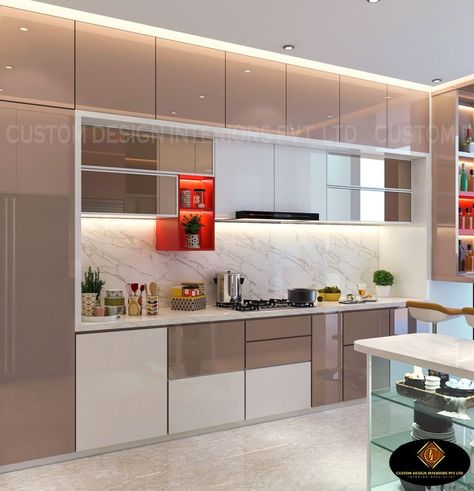 (ad) Top Kitchen Organizing Tips To Create Your Dream Kitchen Latest Kitchen Designs Modern, अलमारी डिजाइन, Kitchen Interior Design In India, Latest Modular Kitchen Design, Model Dapur, Latest Kitchen Designs, Kitchen Design Color, Kitchen Modular, Kitchen Cupboard Designs