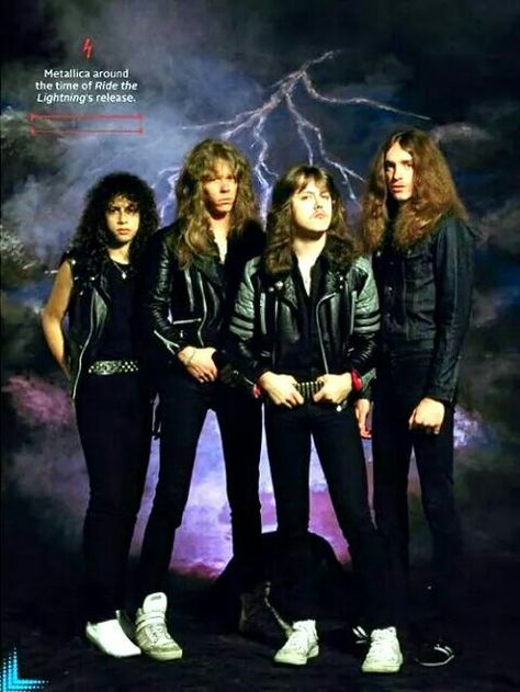 Ride the lightning era Metallica Band, Jason Newsted, Robert Trujillo, Cliff Burton, Dimebag Darrell, Ride The Lightning, Master Of Puppets, Dave Mustaine, Putao