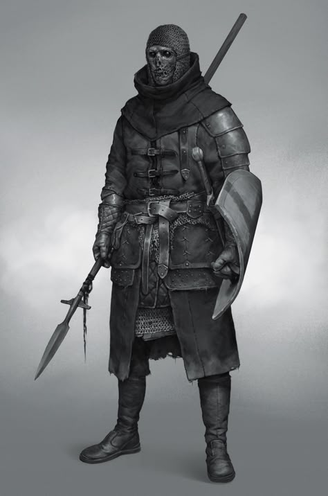 ArtStation - Pikeman, Dmitry Solonin Undead Knight Art, Undead Soldier, Undead Warrior, Painting Classes, 다크 판타지, Knight Art, Fantasy Monster, Fantasy Armor, Fantasy Concept Art