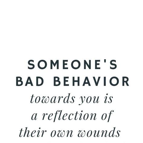 Dawn | Healing Childhood Trauma on Instagram: "Once you learn this, your life will change dramatically. Don't overthink why you are experiencing bad behavior from somebody. It has nothing to do with you. We hold so much shame inside that when somebody triggers that shame it can send us reeling. But someone's bad behavior is a reflection of their own wounding.​​​​​​​​​💕Click on my BIO 💕HOW MY PARENTS RAISED ME PODCAST​​​​​​​​​​​​​​​​ Heal Grow Thrive 💕Go to the HEAL blog #fatherwound #father Change Behavior Quotes, Justifying Bad Behavior Quotes, Tolerating Bad Behavior Quotes, Healing Childhood, Behavior Quotes, Don't Overthink, Bad Behavior, Favorite Sayings, Done With You