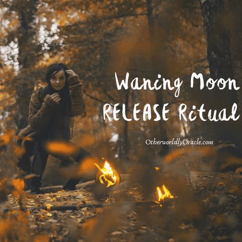 Waning Moon Spells, Waning Moon Magic, Waxing Moon Rituals, Waning Moon Ritual, Waning Gibbous Moon Ritual, Blue Moon Spells And Rituals, Release Ritual Full Moon, Magic Binding, Releasing Ritual