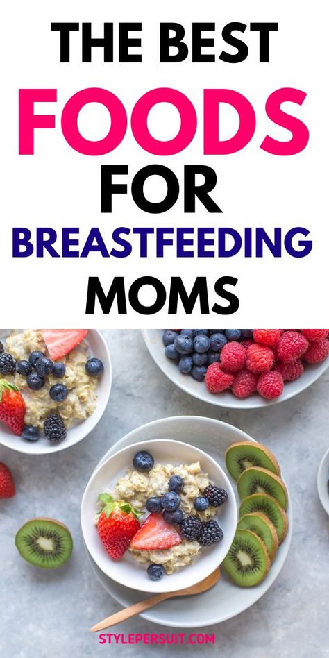 Breastfeeding is a demanding and rewarding experience that requires extra attention to nutrition to ensure both the mother's and baby's well-being. Consuming a balanced and nutrient-rich diet is essential during this period to provide the necessary energy, vitamins, and minerals. Check out some of the best healthy foods to include in a breastfeeding mother's diet: Foods To Eat While Breastfeeding, Diet For Breastfeeding Moms, Breastfeeding Food, Nursing Foods, Energy Vitamins, Best Healthy Foods, Food For Breastfeeding Moms, Breastfeeding Nutrition, Postpartum Diet