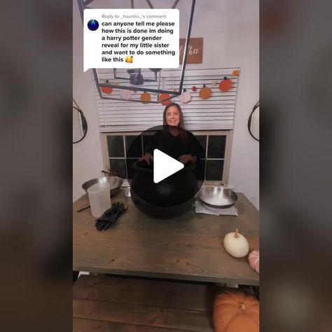 TikTok · LeAnn Cauldron Gender Reveal, Halloween Gender Reveal, Reveal Parties, To The End, Gender Reveal Party, Gender Reveal, Stay Tuned, Mom And Dad, Something To Do