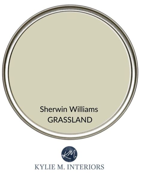 The best calming, soothing paint colours to reduce stress in a room. Kylie M Interiors Edesign, online paint colour consulting. Sherwin Williams Grassland green Sherwin Williams Grassland, Benjamin Moore Beach Glass, Soothing Paint Colors, Calming Paint Colors, Kylie M Interiors, Light Grey Paint Colors, Light Paint Colors, Light Gray Paint, Paint Color Inspiration