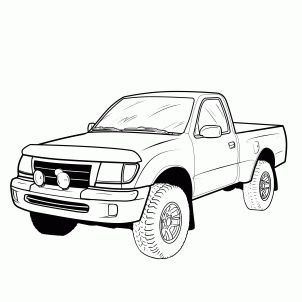 How to Draw a Pickup Truck, Pickup Truck, Step by Step, Trucks, Transportation, FREE Online Drawing Tutorial, Added by MichaelY, March 5, 2013, 12:54:29 am Truck Tattoos, Truck Drawings, Vehicle Drawing, Car Drawing Easy, Truck Drawing, Truck Tattoo, Simple Sketches, Pick Up Line, Cute Designs To Draw