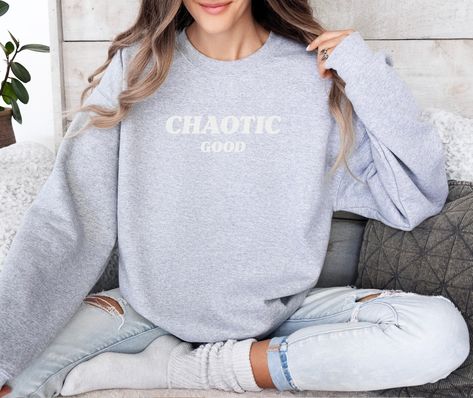 Late Night Gaming, Dragons Clothes, Bookish Merch, Moms Favorite, Hoodie Brands, Embroidered Crewneck, Funny Sweatshirts, Dungeons And Dragons, Unisex Sweatshirt