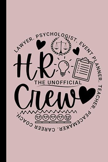 HR Crew: The Unofficial Lawyer Psychologist Event Planner Teacher Peacemaker Career Coach: 6x9 Blank Lined Funny HR Office Gag Gift Inspirational ... Thoughts and Office Meeting Notes Notebook Human Resources Quotes, Hr Office, Notes Notebook, Office Meeting, Meeting Notes, Career Coach, Book Of The Month, Selling Books, Inspirational Thoughts