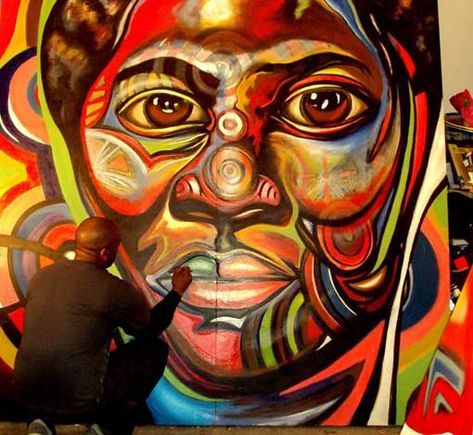 African American Art Paintings Famous African American Artists, Atlanta Artist, Abstract Art Gallery, African American Culture, African Artists, Painter Artist, Murals Street Art, African American Art, Black Artists