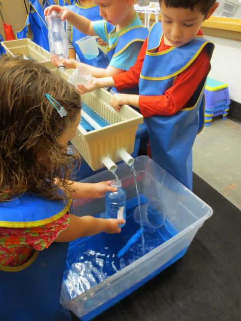 Sensory Water, Area Activities, Sensory Tubs, Preschool Garden, Water Tables, Sand And Water Table, Early Childhood Teacher, Baby Learning Activities, Steam Activities