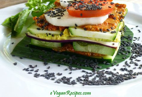 Tastefully Raw Vegan Lasagna Vegan Lasagna Recipe, Terrine Recipe, Homemade Banana Bread, Vegan Lasagna, Nutella Spread, Cashew Cream, Bread Appetizers, Raw Vegetables, Raw Vegan Recipes