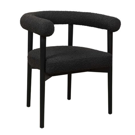 Nordic notes and Danish design inspired the Spara Dining Chair. The classic silhouette and soft finishes make this chair the perfect addition to your dining space. Go for that breezy neutral aesthetic with the cream or bold with the black. Either way, it's the right choice! Handmade by skilled furniture craftsmen Textu Boucle Dining Chair, Black Dining Chairs, Neutral Aesthetic, Modern Seating, Furniture Dining Chairs, Dining Arm Chair, Dining Space, Kitchen Chairs, Side Chairs Dining